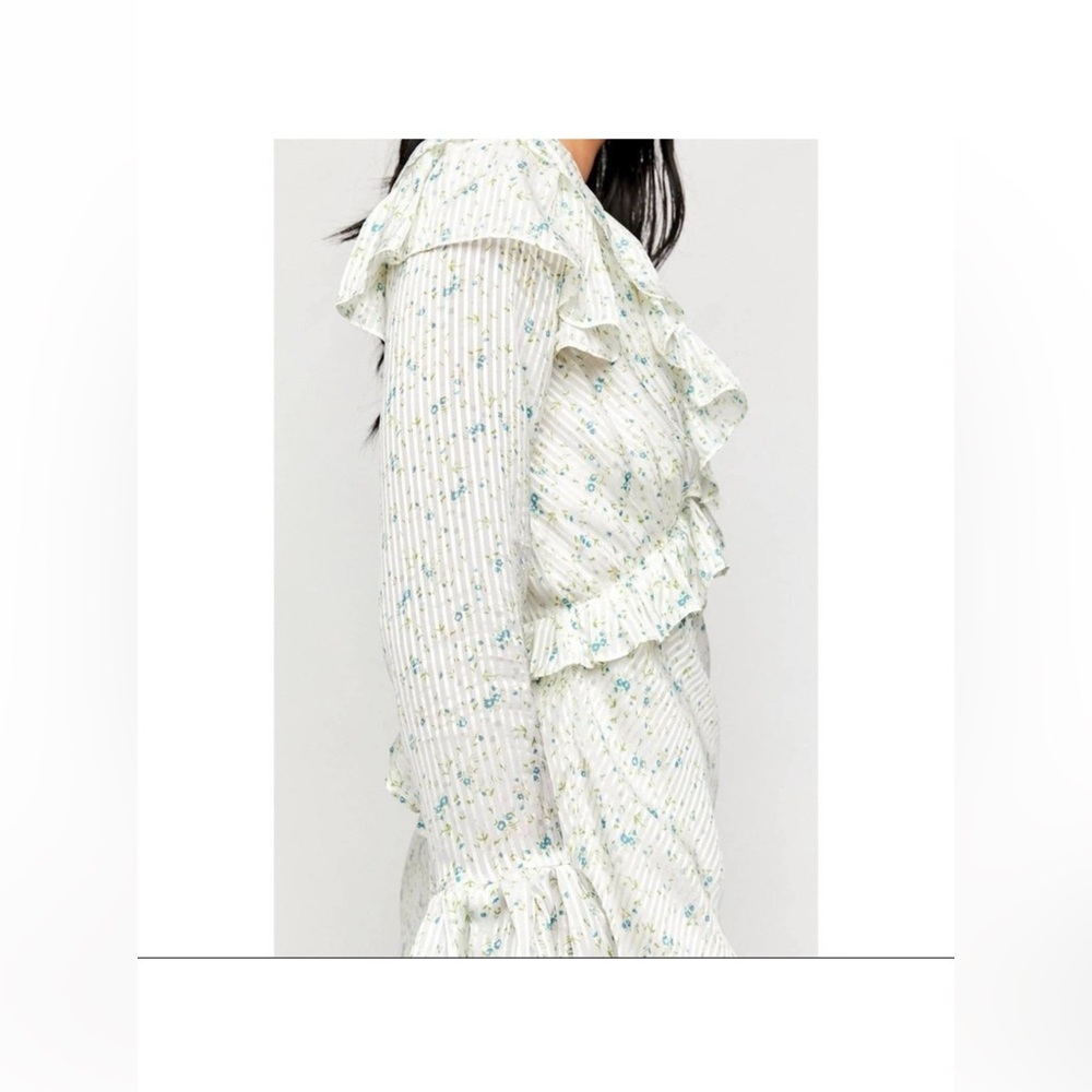 NWT Free People Sweetest Thing Ivory Floral Dress - Picture 12 of 16